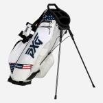 PXG Golf Stars & Strips LW Carry Stand Bag White/Blue/Red