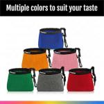 XINQIDAI Golf Club and Golf Ball Cleaning Bag - Cleans Club Grooves, Golf Bag Accessories,Waterproof Clean Face Tech, Detachable Clip, Machine Washable,Golfer Gifts for Men(1-Pack,BLACK)