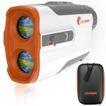 CALPOWER Golf Rangefinder with Slope - 7X Magnification 1200 Yards Waterproof Laser Golf Rangefinder with Magnet - Flag Lock Vibration Rechargeable