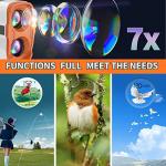 CALPOWER Golf Rangefinder with Slope - 7X Magnification 1200 Yards Waterproof Laser Golf Rangefinder with Magnet - Flag Lock Vibration Rechargeable