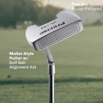 Precise AMG Ladies Complete Right Handed Golf Club Set | Complete Regular & Petite Womens Golf Clubs Set | w/ 3 HC's, Lightweight Shafts & Spacious Stand Bag w/Storage Pockets & Dual Carrying Straps