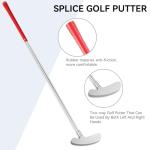 Golf Putters, 2 Pack Putters for Men & Women Two-Way Mini Putter Right or Left Handed Golfers with 2 Practice Golf Balls for Teenagers and Adults(Red and Blue)