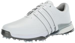 adidas Men's Tour360 24 Golf Shoes, Footwear White/Silver Metallic, 11.5