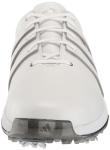 adidas Men's Tour360 24 Golf Shoes, Footwear White/Silver Metallic, 11.5