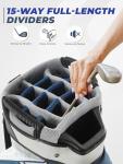 Golf Cart Bag, 15 Way Top Lightweight Golf Bag, Golf Club Cart Bags for Men Women with Full-Length Dividers, Dedicated Putter Well, Rain Cover