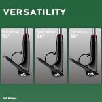 Gowolf Golf Wedges 52, 56, 60 Sets for Men, Premium Forged Full Face Golf Wedges Right Hand, Golf Gap Wedges Sand Wedge Lob Wedge, Golf Clubs CNC Milled Face for More Spin - Great Golf Gifts (Black)