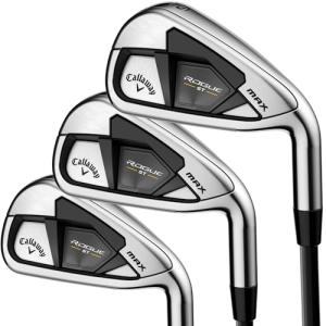 Callaway Golf 2024 Rogue ST Max Iron Set (Right, Steel, Stiff, 5 Iron - PW,AW)
