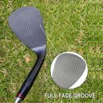 Yamato Left Handed Golf Wedge Set: 52, 56, 60, 72 Degree Forged Gap, Sand, Lob Wedge with Milled Face for High Spin