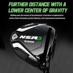 PGM Men's Complete Golf Club Sets - 12 Pieces - 3 Wood (#1,3,5), 1 Hybrid (#4H), 6 Irons(#5,6,7,8,9,PW), 1 Sand Wedge (52°), 1 Putter - Golf Stand Bag, Right Handed+1Inch