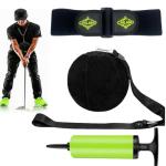 Crilano Golf Swing Training Aid, Adjustable 2026 Essential Golf Training Ball Smart Ball Golf Accessories Fix Chicken Wing Improve Swing Stability Assist Golf Swing Trainer for Beginner (T1)