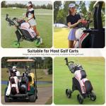Beutyal Cart Golf Bag 15 Way Organizer Divider Golf Cart Bags Lightweight Golf Club Bags for Men Women with Cooler, Rain Cover