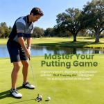 Crilano Golf Swing Training Aid, Adjustable 2026 Essential Golf Training Ball Smart Ball Golf Accessories Fix Chicken Wing Improve Swing Stability Assist Golf Swing Trainer for Beginner (T1)