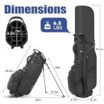 Findway 14 Way Golf Stand Bag [Upgrated Generous Space] Lightweight Golf Bag with Stand, Durable Golf Club Bag with Padded Dual Strap & Rain Cover for Men and Women