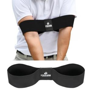 Golf Arm Band Training Aid for Swing Connection, Arm Connection Golf Trainer for Better Tempo, Ball Striking & Consistency, Easy Golf Swing Training Aid for Indoor Practice, Golf Gift for Golfers