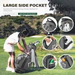 UNIHIMAL Golf Stand Bag with 7 Way Top Dividers, Lightweight Golf Bags for Men Women with Multiple Pockets, Dual Straps (Gray)