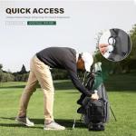 UNIHIMAL Golf Stand Bag with 7 Way Top Dividers, Lightweight Golf Bags for Men Women with Multiple Pockets, Dual Straps (Gray)