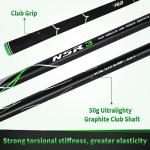 PGM Golf Clubs NSR III Golf Iron Set Thru Gap Wedge with Graphite Shafts for Right-Handed Golfers - S Flex
