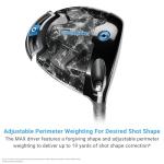 Callaway Golf Paradym AI Smoke Max Driver (Right,10.5 Degrees,50 Gram,Regular,Standard Rubber,Black)