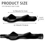 Golf Grip Trainer 2 Pack With Swing Correcting Arm Band, Golf Training Aid, Golf Grip Kit,Grip Trainer Golf Club to Help Train Correct Hand Position