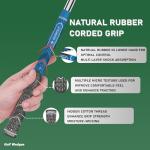 Gowolf 56 Degree Wedge Right Hand - Premium Forged Full Face Golf Wedges for Men, Golf Gap Wedges Sand Wedge Lob Wedge, Golf Clubs CNC Milled Face for More Spin - Great Golf Gifts (Black 56 Degree)