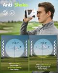 Acer Pro Golf Rangefinder with Slope Switch, Pin Lock Vibration - 1200 Yards Laser Range Finder Golf, 7X Magnification, Rechargeable Battery with Magnet Stripe, IP54 Waterproof, Golf Gifts for Men