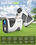 Acer Pro Golf Rangefinder with Slope Switch, Pin Lock Vibration - 1200 Yards Laser Range Finder Golf, 7X Magnification, Rechargeable Battery with Magnet Stripe, IP54 Waterproof, Golf Gifts for Men