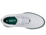 Adidas Unisex MC80 Spikeless Golf Shoes, Footwear White/Silver Metalic/Collegiate Green, 9.5