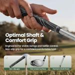 6-Piece Complete Golf Club Set for Men – Adult Golf Clubs with Stand Bag, Driver, Hybrid, 7/P Irons & Putter, Right Handed