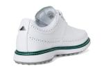 Adidas Unisex MC80 Spikeless Golf Shoes, Footwear White/Silver Metalic/Collegiate Green, 9.5