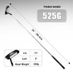 PGM Oversea Golf Putter - Putters for Men Right Handed - Blade Putter for Straighter Putts - Steel Shaft - 34 inch