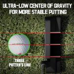 PGM Oversea Golf Putter - Putters for Men Right Handed - Blade Putter for Straighter Putts - Steel Shaft - 34 inch