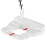Orlimar Golf F5 Mallet Putter, White, Slant Neck Naked Top Line, Right Handed, 35 Inch with Midsize Grip and Headcover