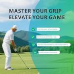 XIDEAEO Golf Grip Trainer, Golf Training Aid for Enhance Grip Strength and Swing Technique for Superior, Grip Trainer GolfClub to Help Train Correct Hand Position, Portable and Durable