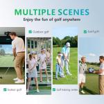 XIDEAEO Golf Grip Trainer, Golf Training Aid for Enhance Grip Strength and Swing Technique for Superior, Grip Trainer GolfClub to Help Train Correct Hand Position, Portable and Durable