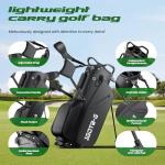1GoTo-G 7-Way Golf Stand Bag - Lightweight Golf Club Bags with 7 Full-Length Dividers, Cooler, Rain Hood for Men and Women