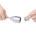 Mile High Life Golf Tempo Trainer | Golf Grip Trainer | Golf Swing Training Aid | Two Weight Configuration Options | for Right-Handed Golfer