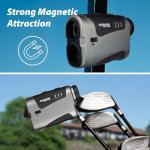 Gogogo Sport Vpro VRP Golf Rangefinder with Slope Switch, 1500/2500 yd, 7X Magnification, Magnet Stripe, ±0.3yd Accuracy, Rechargeable Range Finders for Golfing/Hunting,Golf Accessories