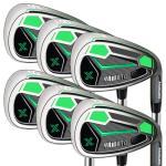 Men's Golf Iron Set, Right-Handed (Golf Iron Set 6PCS (5-PW), Stainless Steel Shaft)