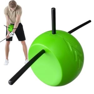 The Connector Golf Training Aid, Swing Trainer for Posture Correction Practice, Golf Training Aids Helps Train Proper Swing Mechanics, Arm Structure, for Golfers at All Levels (Green) (Green)