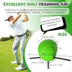 The Connector Golf Training Aid, Swing Trainer for Posture Correction Practice, Golf Training Aids Helps Train Proper Swing Mechanics, Arm Structure, for Golfers at All Levels (Green) (Green)