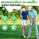 The Connector Golf Training Aid, Swing Trainer for Posture Correction Practice, Golf Training Aids Helps Train Proper Swing Mechanics, Arm Structure, for Golfers at All Levels (Green) (Green)