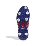adidas Men's Tour360 24 Golf Shoes, Footwear White/Better Scarlet/Royal Blue, 9