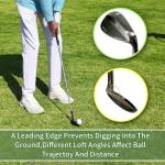 Golf Sand Wedge Premium Golf Wedge Set or Individual 50/52/54/56/58/60 Degree Milled Face for More Spin Great Golf Gift