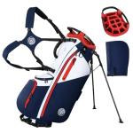 Shopsource 14 Way Golf Stand Bag, Lightweight Golf Bag with Stand for Men Women, Standing Encrypted 900D Oxford Club Bags with Dual Strap, Full Length Dividers, Multiple Pockets, Rain Hood