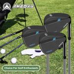 Golf Sand Wedge Premium Golf Wedge Set or Individual 50/52/54/56/58/60 Degree Milled Face for More Spin Great Golf Gift