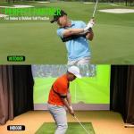 GAIARENA Golf Trail Arm Swing Aid Slider Golf Training Aid, Trainer Equipment to Eliminate Slices & Chicken Wing Swing, Gifts for Men Women Beginner Golfers【Right Handed Golfers】