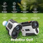 LAZYCAT Golf Rangefinder with Slope,1200 Yards Laser Range Finder Golfing Dimmable,Range Finder Golf 7X Magnification,Flag Lock Vibration,Measure Speed,Rechargeable with Magnet,Golf Gifts for Men