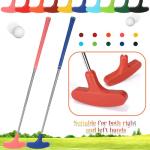 Libima 10 Pack Junior Golf Putter Golf Putters Bulk with 10 Practice Golf Balls for Men and Women Two Way Mini Golf Putter for Left and Right Handed Golfers for Kids Teenagers Adult (33 Inch)