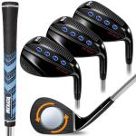 Roykaw Forged Golf Wedge Set 52/56/60 Loft Full Face Gap Wedge, Sand Wedge Lob Wedge, 3 PCS