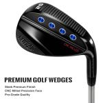 Roykaw Forged Golf Wedge Set 52/56/60 Loft Full Face Gap Wedge, Sand Wedge Lob Wedge, 3 PCS